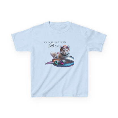 Kids Tee — "Constellation Heart" Puppy Rocket Graphic - Estrella & The Stars
