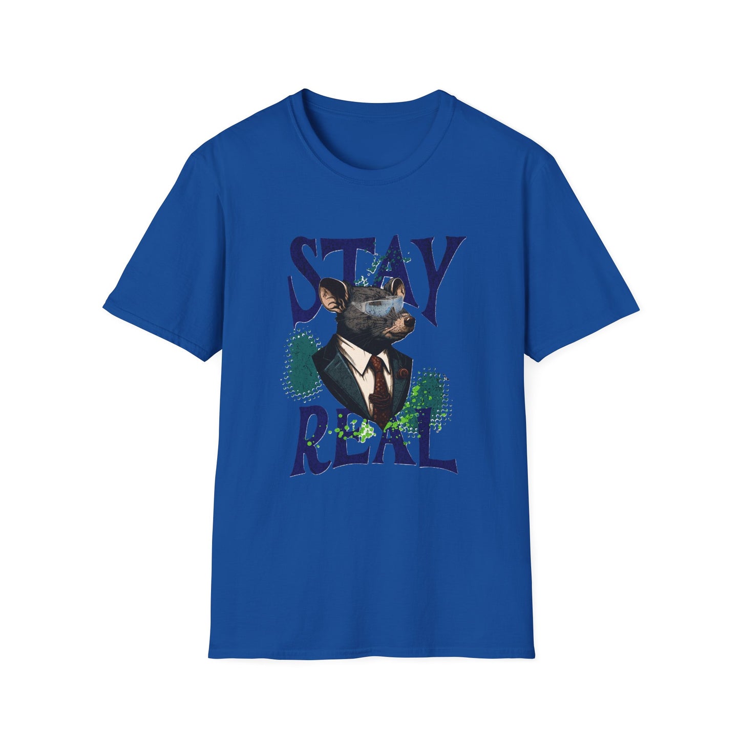 Stay Real Doberman T-Shirt — Graphic Dog Portrait Tee - Estrella & The Stars