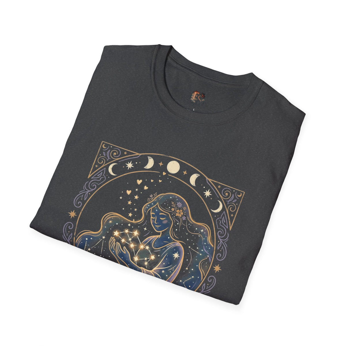 Celestial Embrace Graphic T-Shirt — "Holding the Stars When You Forgot How to Shine" - Estrella & The Stars