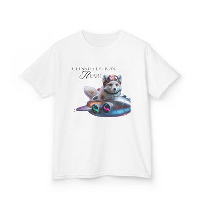 Kids Tee — "Constellation Heart" Puppy Rocket Graphic - Estrella & The Stars