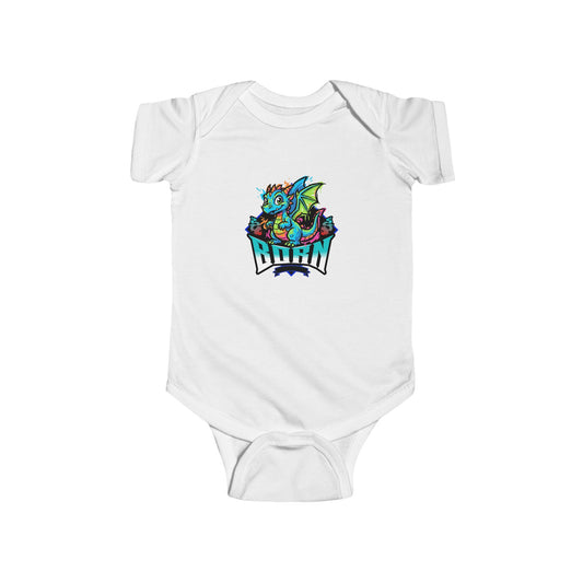 Dragon Rider Infant Bodysuit – Colorful Baby Onesie with Playful Dragon Graphic - Estrella & The Stars
