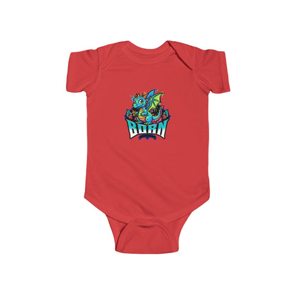 Dragon Rider Infant Bodysuit – Colorful Baby Onesie with Playful Dragon Graphic - Estrella & The Stars