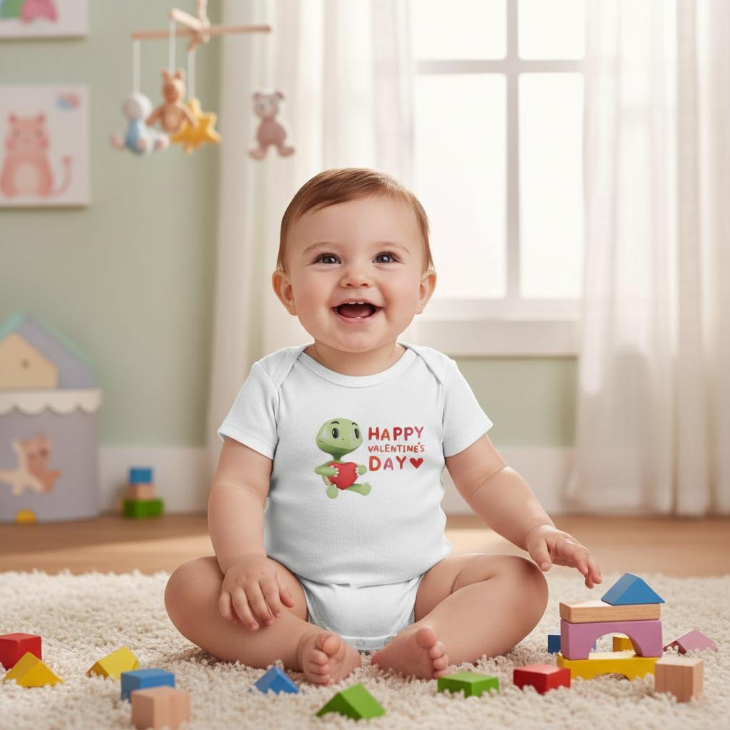 Classic Baby Short Sleeve Bodysuit White - Estrella & The Stars