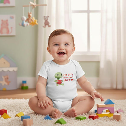 Classic Baby Short Sleeve Bodysuit White - Estrella & The Stars