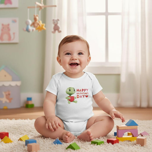 Classic Baby Short Sleeve Bodysuit White - Estrella & The Stars