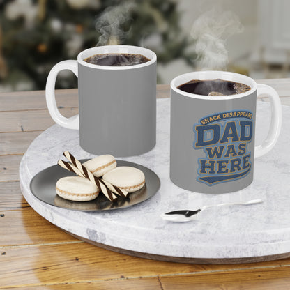Dad Fuel Ceramic Mug — Retro Badge Coffee Cup for Father’s Day - Estrella & The Stars