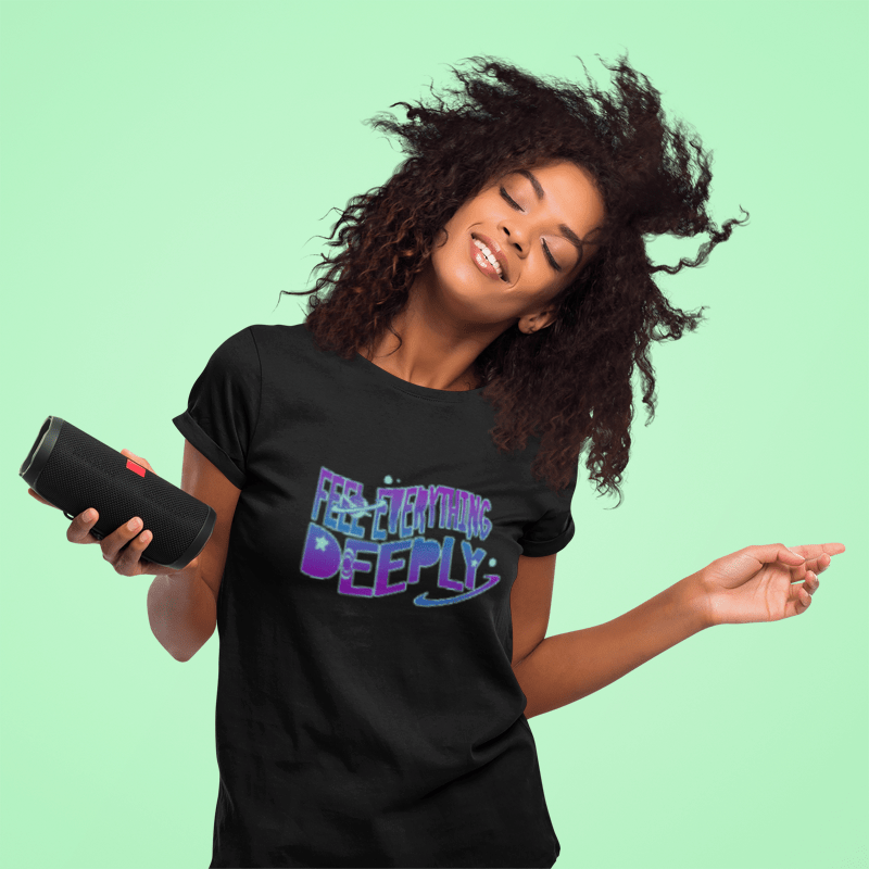 T-Shirt — Galactic "Breathing Deep" Retro Space Graphic Tee - Estrella & The Stars