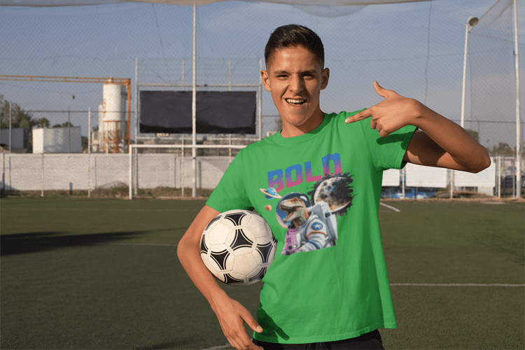 Bold Astronaut Kids Tee — Space Explorer Graphic Shirt - Estrella & The Stars