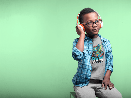 Dragonborn Kids T‑Shirt — Colorful Baby Dragon 'BORN' Graphic Tee for Kids - Estrella & The Stars