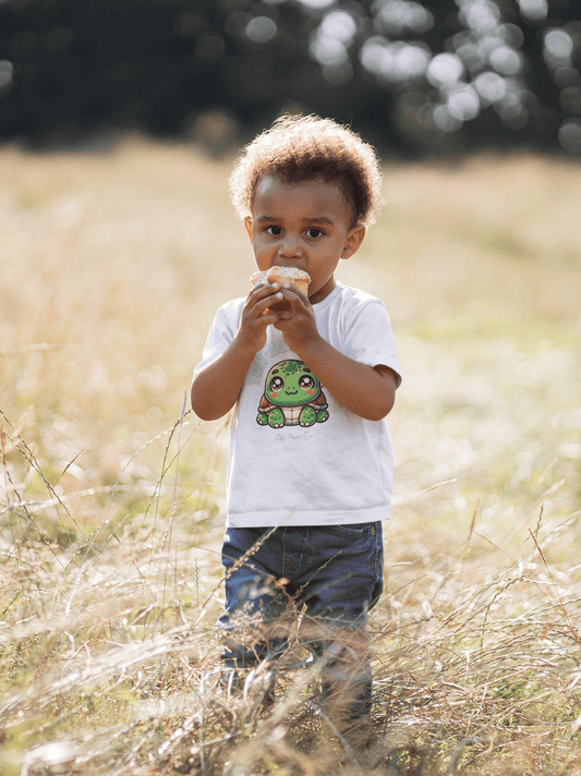 Cute Turtle Infant Tee – 'Little Turtley' Baby Shirt, Adorable Newborn Gift - Estrella & The Stars