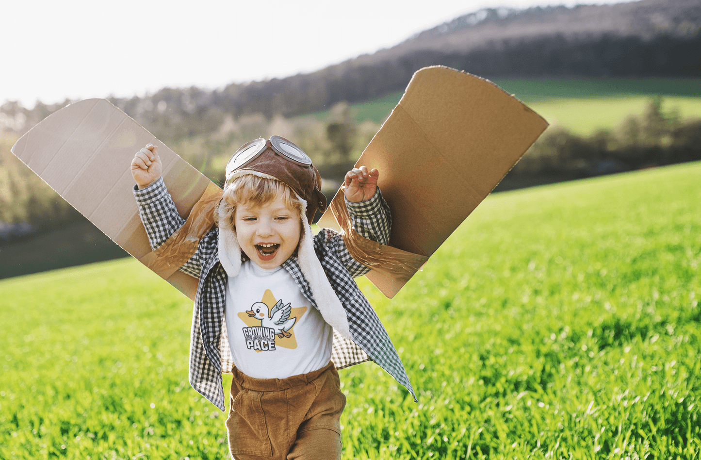 Duck Star Baby Shirt - Infant Tee 'Growing Pace' - Estrella & The Stars