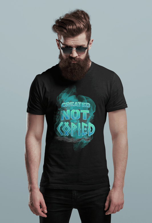 Created Not Copied T-Shirt — Graphic Statement Tee for Creatives - Estrella & The Stars