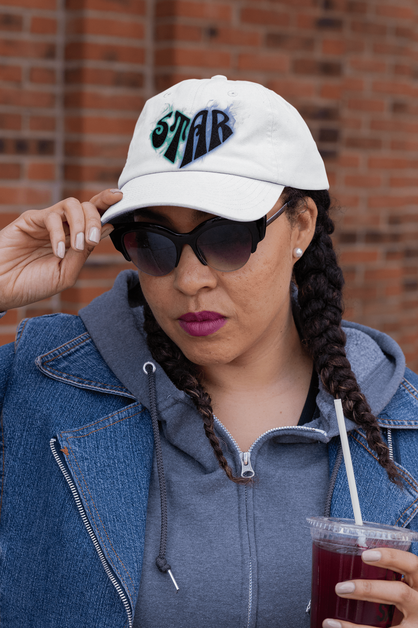 Copy of Copy of Snapback Hat — Retro ‘Star’ Heart Graphic Cap - Estrella & The Stars