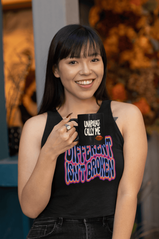 Different isn't Broken Women's Ideal Racerback Tank - Estrella & The Stars