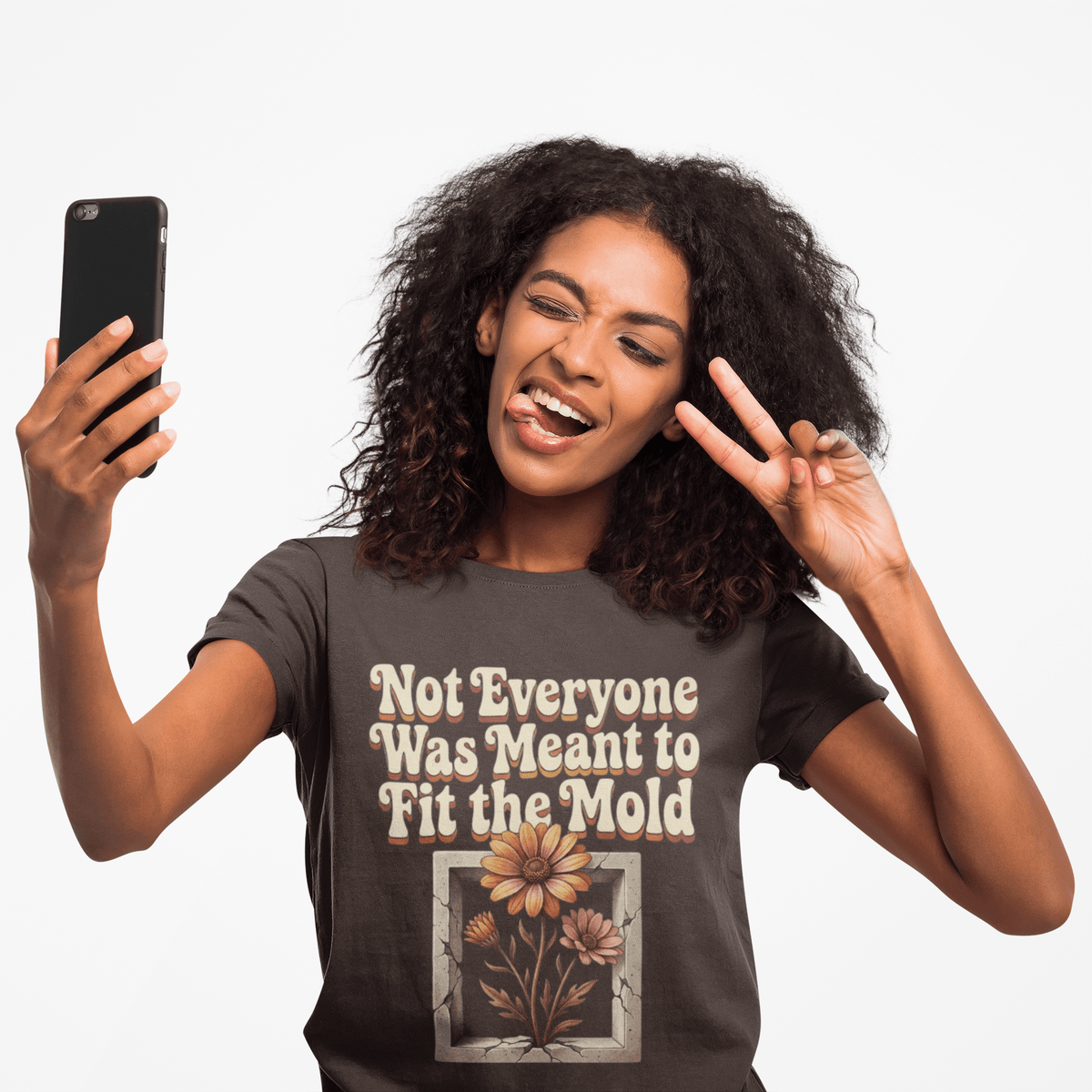 Not Everyone Was Meant to Fit the Mold T-Shirt — Vintage Floral Inspirational Tee - Estrella & The Stars