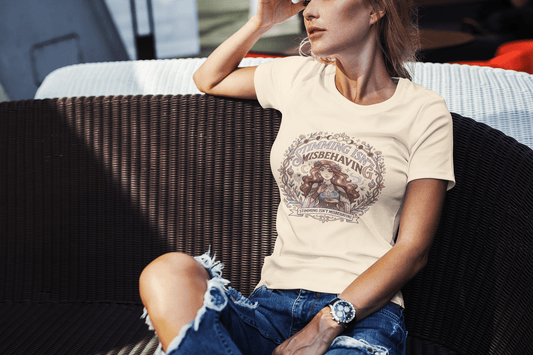 Graphic T-Shirt — Stimming Isn’t Misbehaving” Vintage Floral Girl Tee - Estrella & The Stars