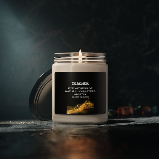 Teacher Aromatherapy Soy Candle, Relaxation Gift for Educators - Estrella & The Stars