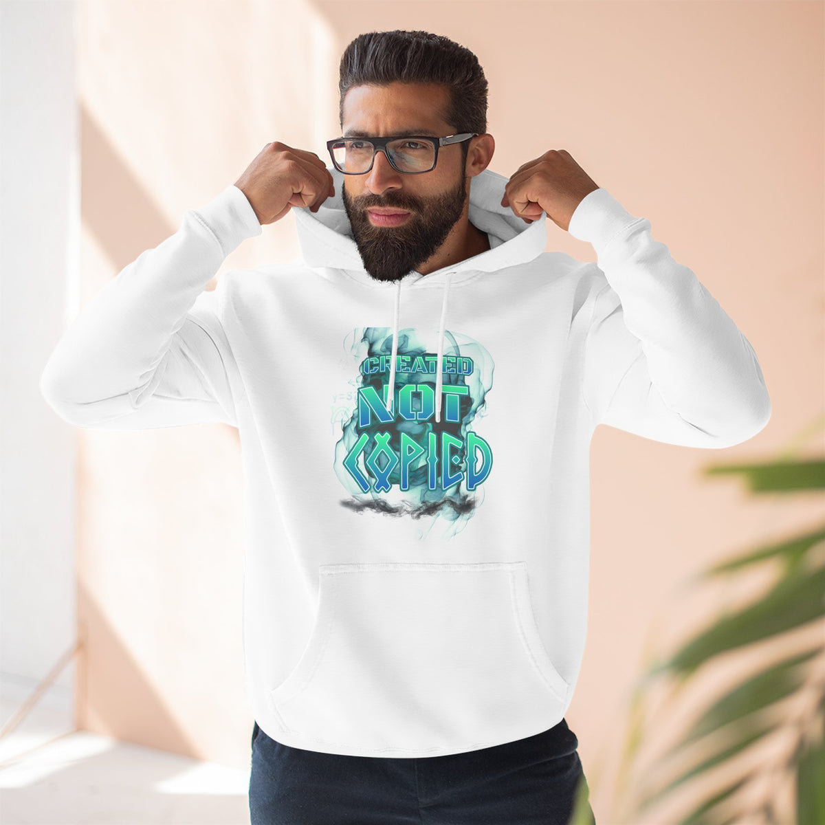 Not Copied Hoodie — Graphic Streetwear Pullover - Estrella & The Stars