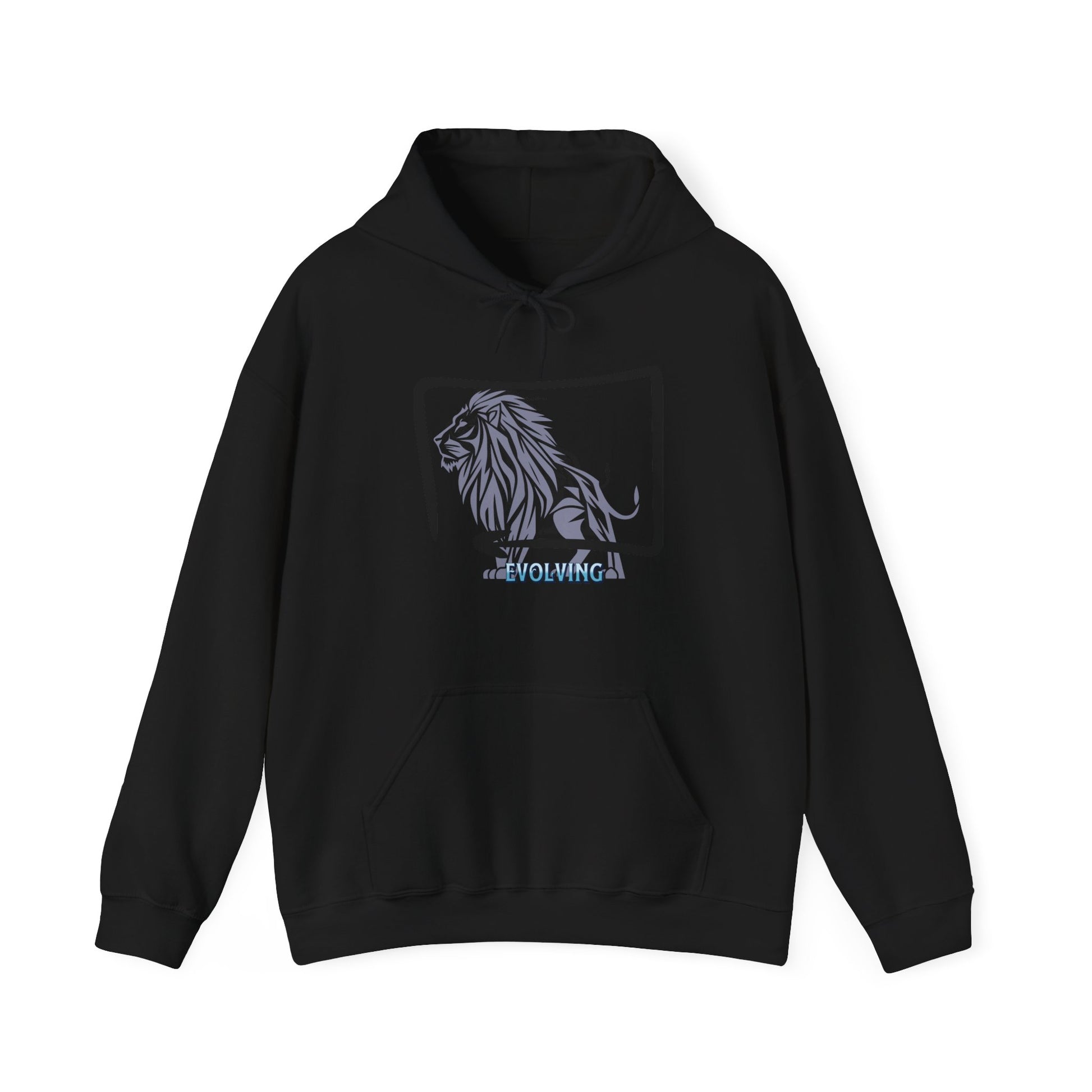 Lion Sketch Hoodie — Retro Frame Graphic "ROAR WILD" Sweatshirt - Estrella & The Stars
