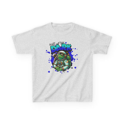 Kids T‑Shirt — Cute Astronaut Turtle “To The Dark” Graphic Tee - Estrella & The Stars
