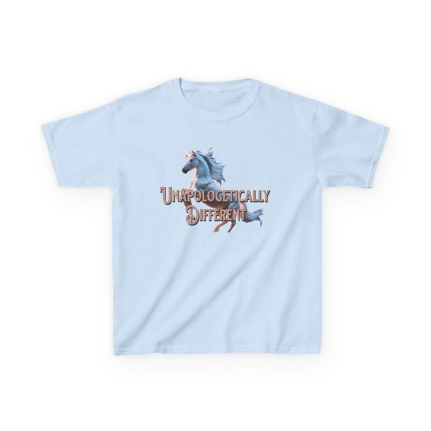 Kids T‑Shirt — 'Unapologetically Different' Unicorn Graphic Tee - Estrella & The Stars
