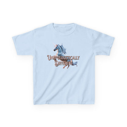 Kids T‑Shirt — 'Unapologetically Different' Unicorn Graphic Tee - Estrella & The Stars