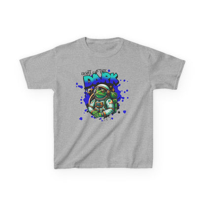 Kids T‑Shirt — Cute Astronaut Turtle “To The Dark” Graphic Tee - Estrella & The Stars