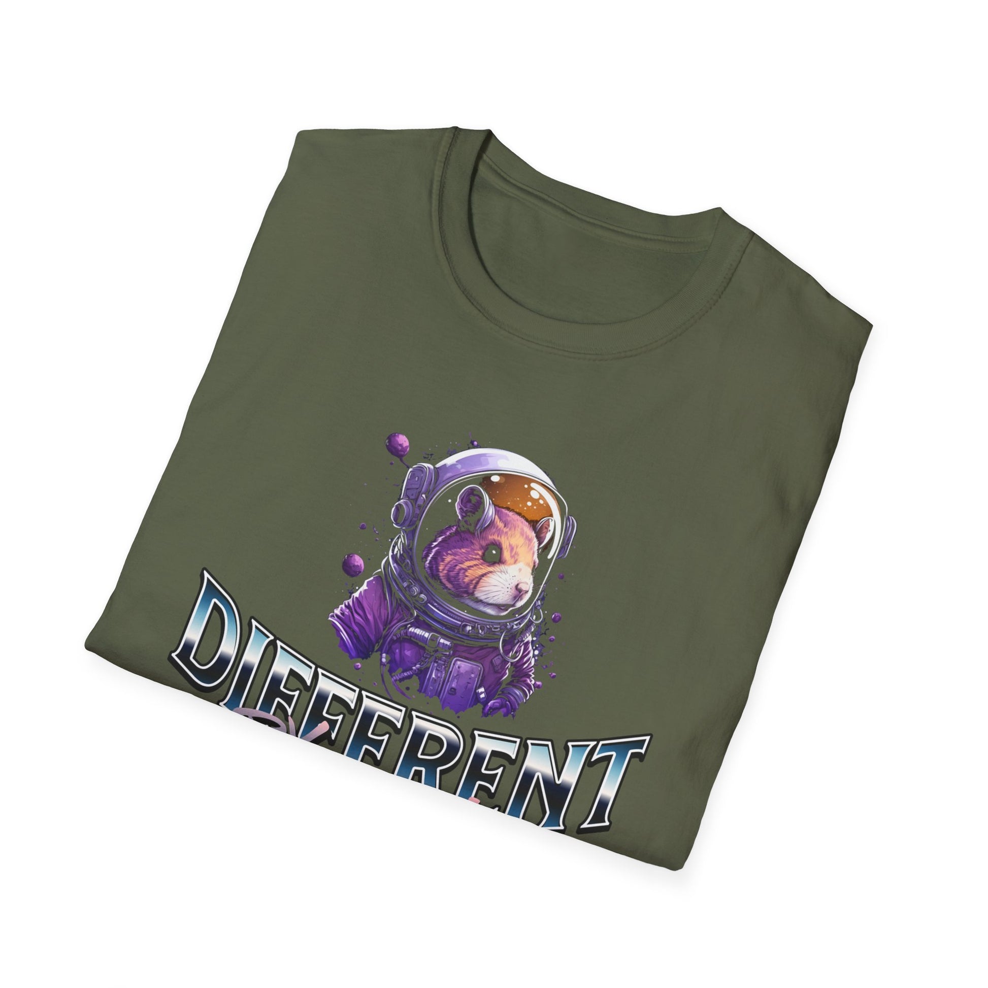 Astronaut Graphic T-Shirt — "Different Design" Space Art Tee - Estrella & The Stars