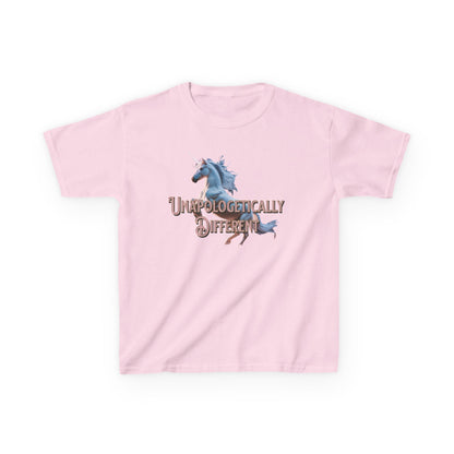 Kids T‑Shirt — 'Unapologetically Different' Unicorn Graphic Tee - Estrella & The Stars