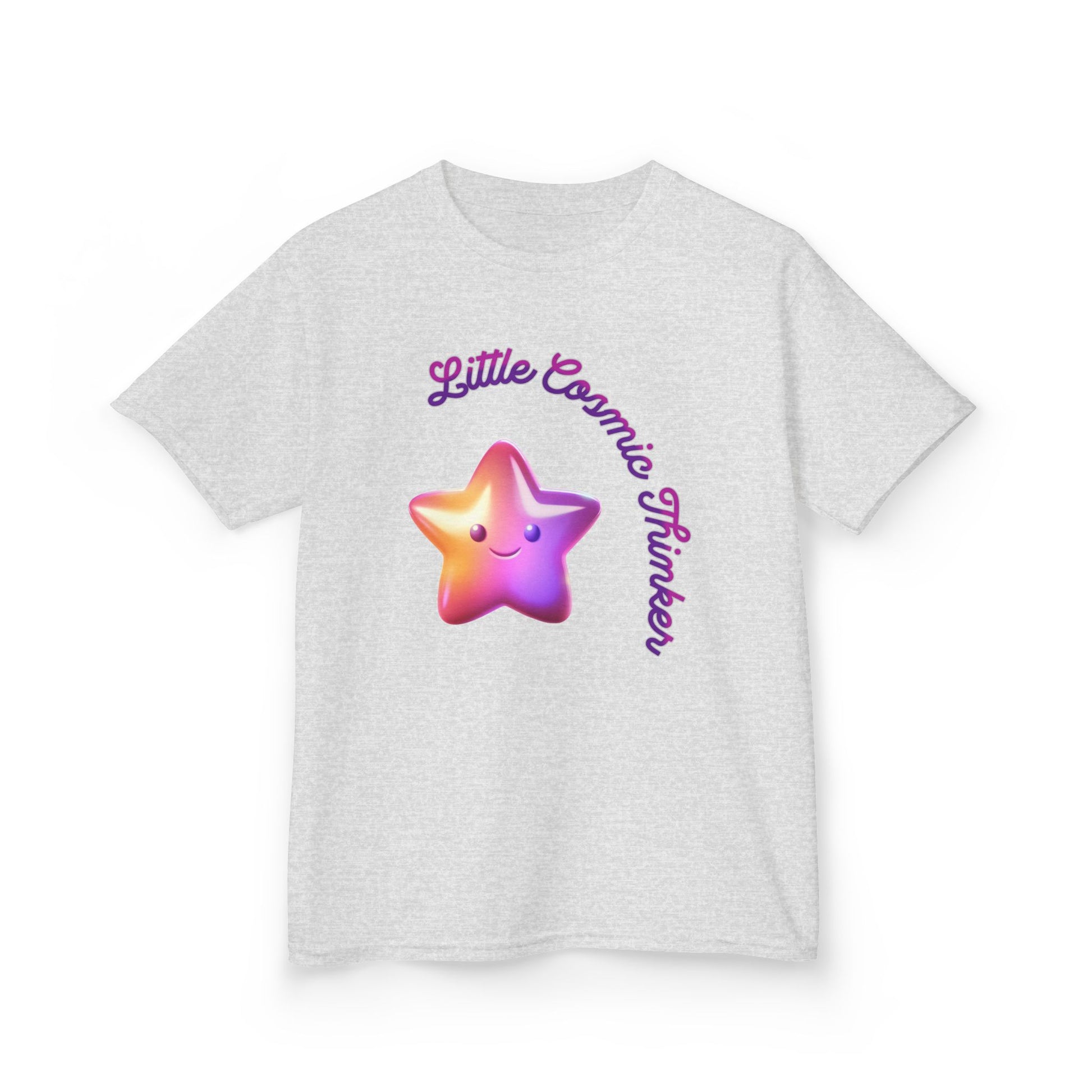 Kids Tee — "Little Cosmic Thinker" Star Graphic - Estrella & The Stars
