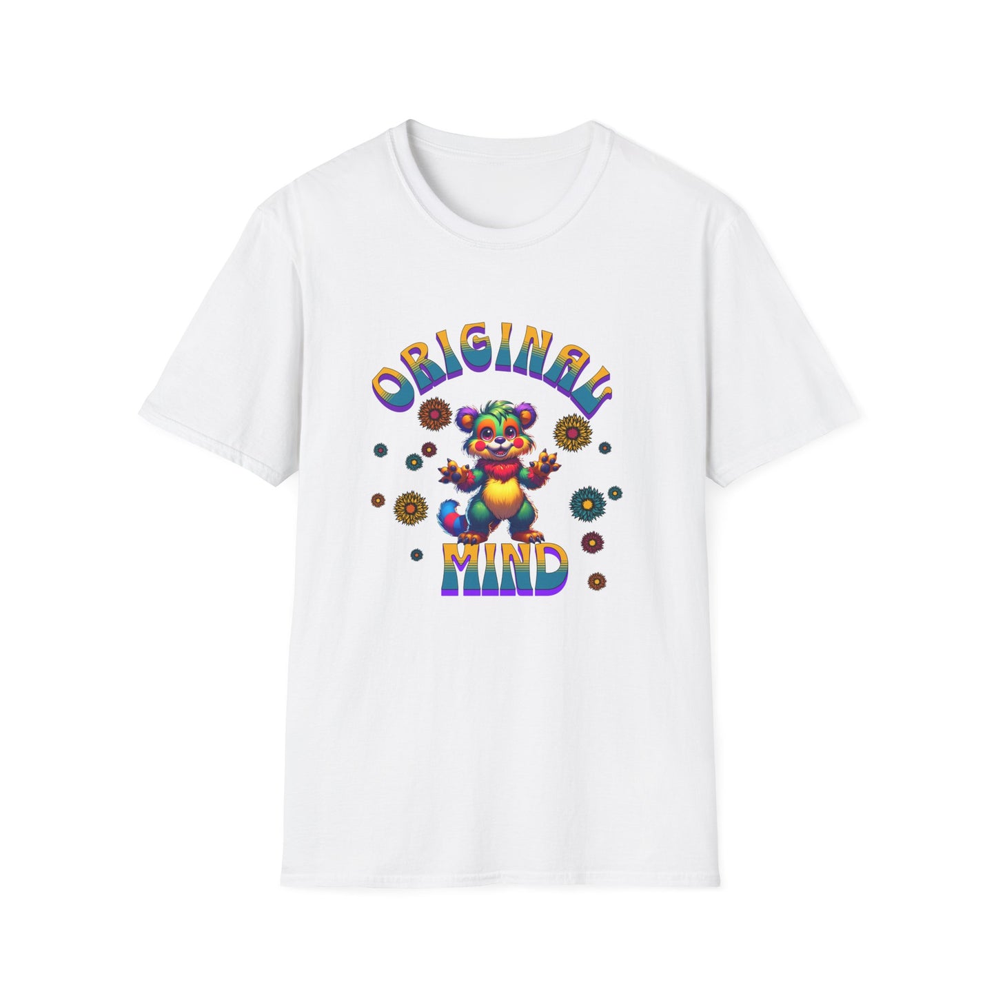 Original Mind T-Shirt — Colorful Psychedelic Bear Graphic Tee - Estrella & The Stars
