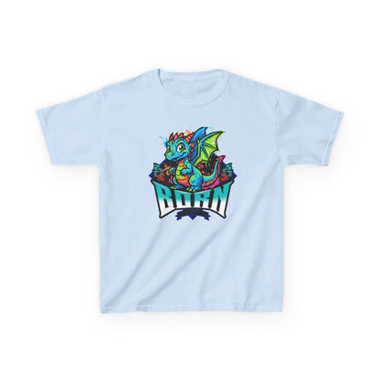 Dragonborn Kids T‑Shirt — Colorful Baby Dragon 'BORN' Graphic Tee for Kids - Estrella & The Stars