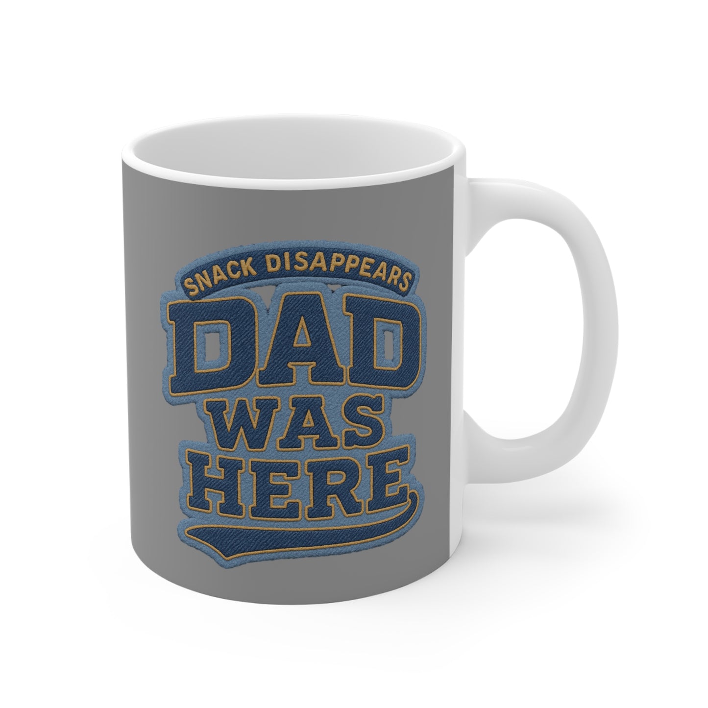 Dad Fuel Ceramic Mug — Retro Badge Coffee Cup for Father’s Day - Estrella & The Stars