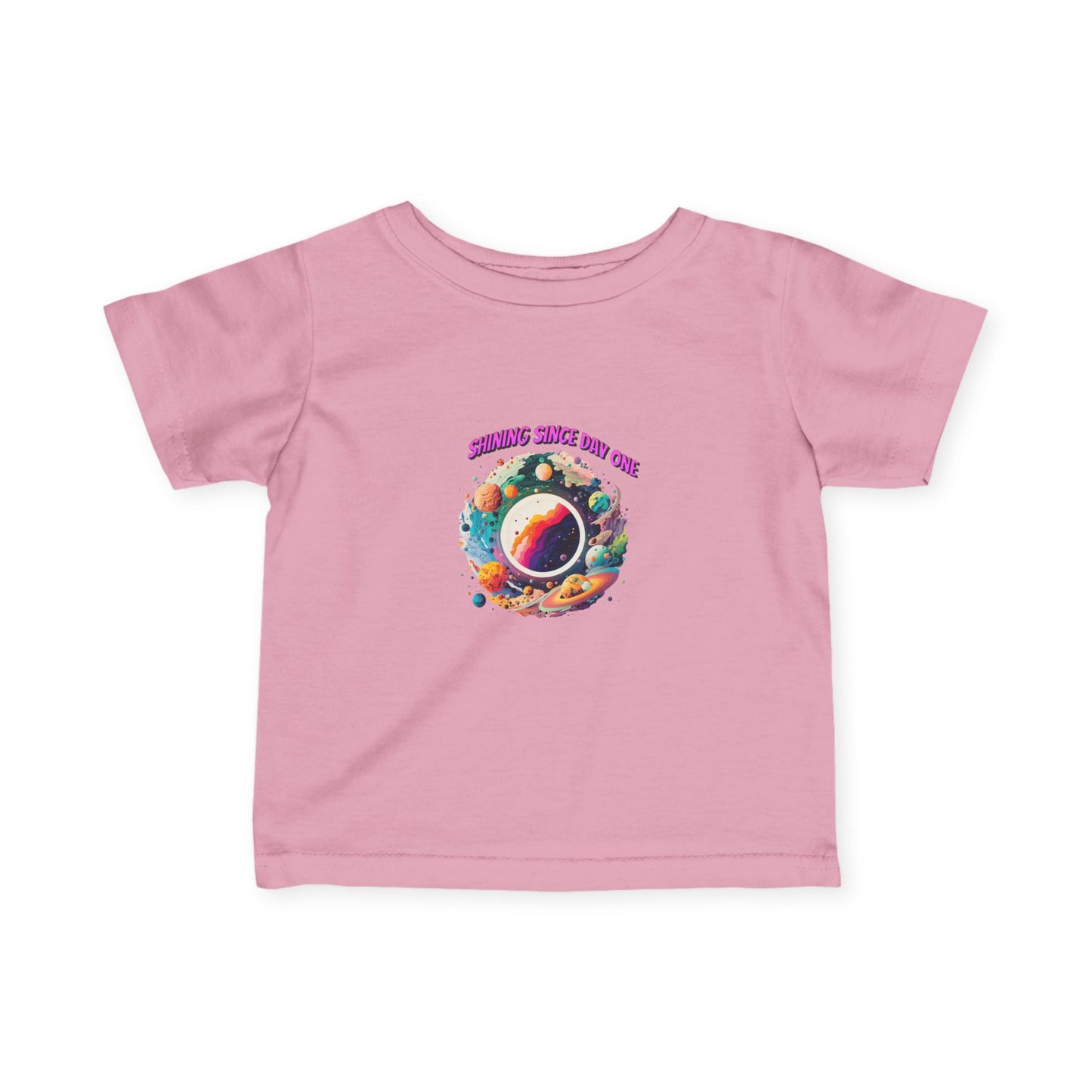 Infant Tee - "Summer Since 1996" Colorful Space Planet Baby T‑Shirt - Estrella & The Stars