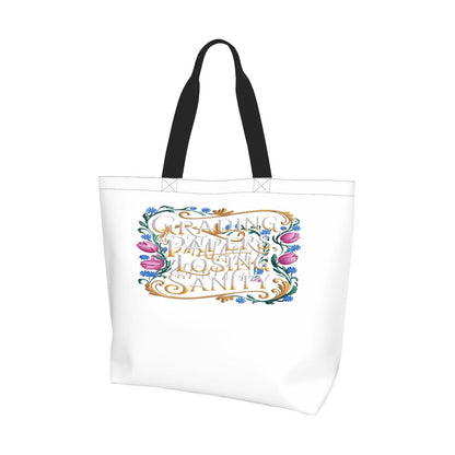 Teacher Grading Papers Losing Sanity - Large Tote - Estrella & The Stars