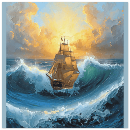 Vibrant Aluminum Print – Stunning Artwork on DIBOND® for Modern Décor - Estrella & The Stars