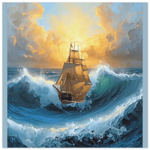 Vibrant Aluminum Print – Stunning Artwork on DIBOND® for Modern Décor - Estrella & The Stars