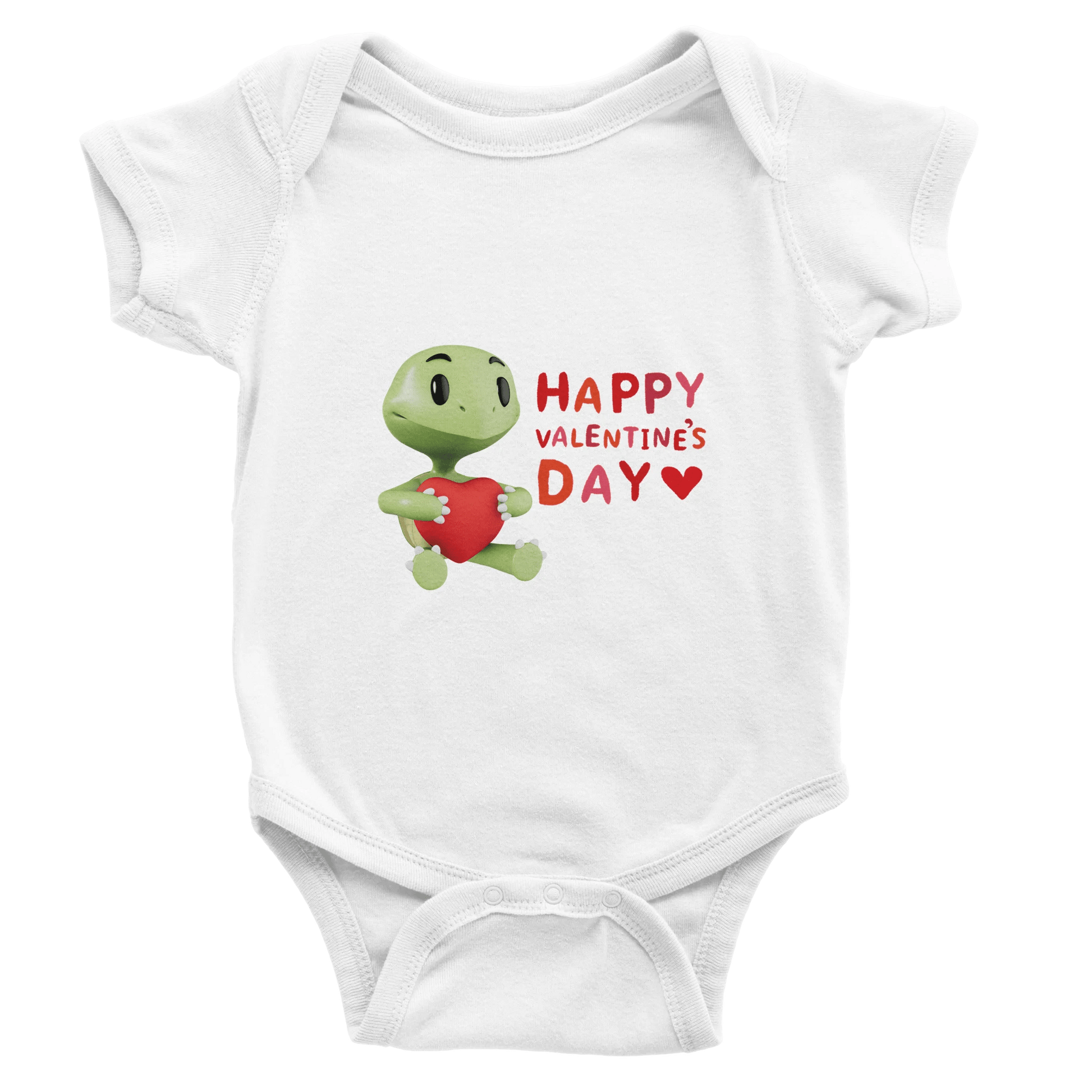 Classic Baby Short Sleeve Bodysuit White - Estrella & The Stars