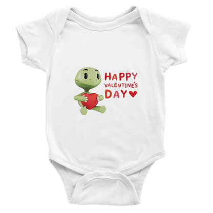 Classic Baby Short Sleeve Bodysuit White - Estrella & The Stars