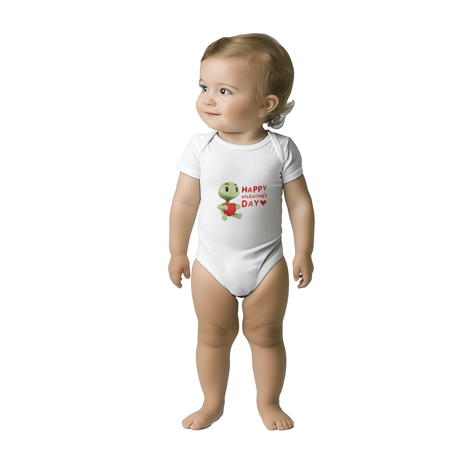 Classic Baby Short Sleeve Bodysuit White - Estrella & The Stars