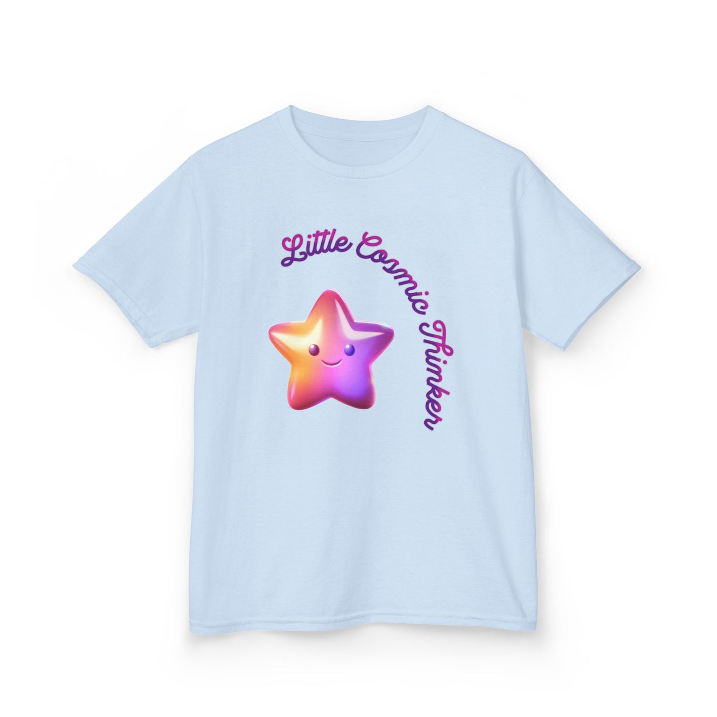 Kids Tee — "Little Cosmic Thinker" Star Graphic - Estrella & The Stars