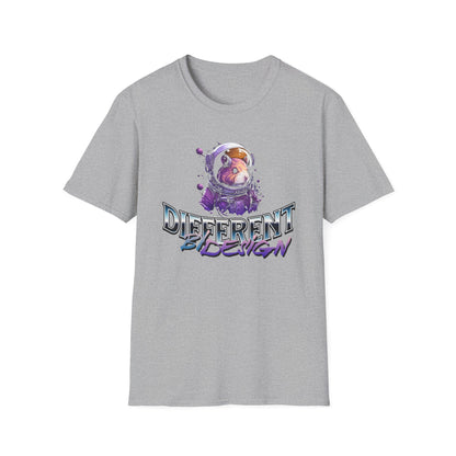 Astronaut Graphic T-Shirt — "Different Design" Space Art Tee - Estrella & The Stars