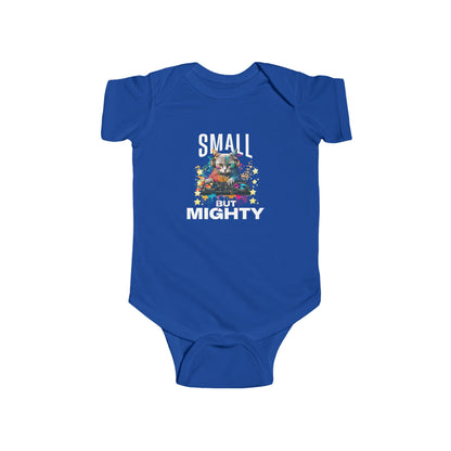 Infant Bodysuit "Small But Mighty" — Cute Baby Onesie, Newborn Gift - Estrella & The Stars