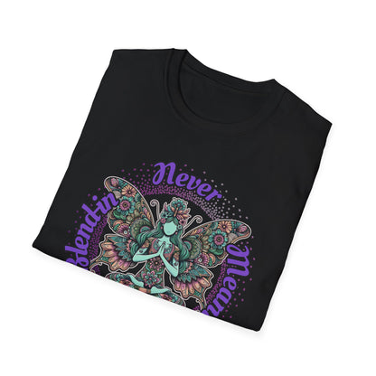 Never Surrender Moth T-Shirt — Inspirational Butterfly/Moth Graphic Tee - Estrella & The Stars