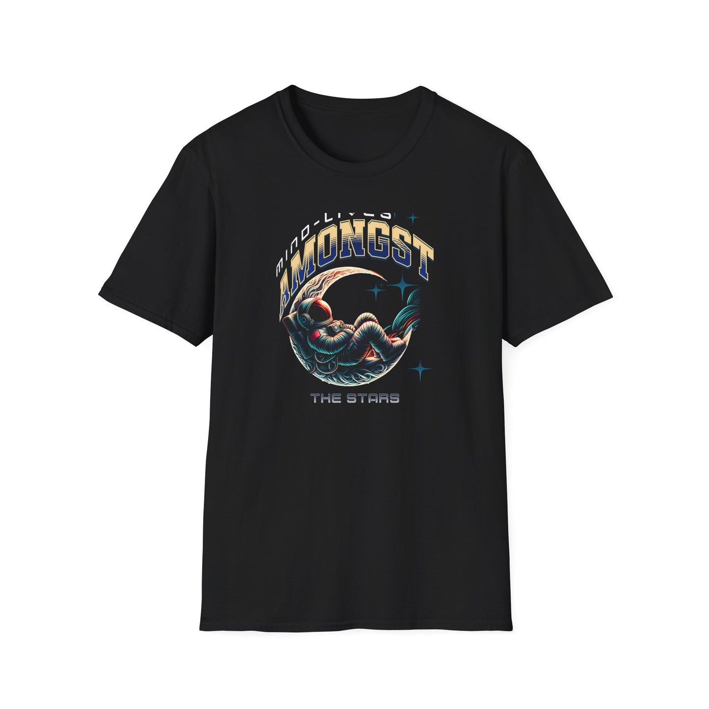 Amongst the Stars T-Shirt — Vintage Space Sloth Graphic ("Amongst the Stars") - Estrella & The Stars