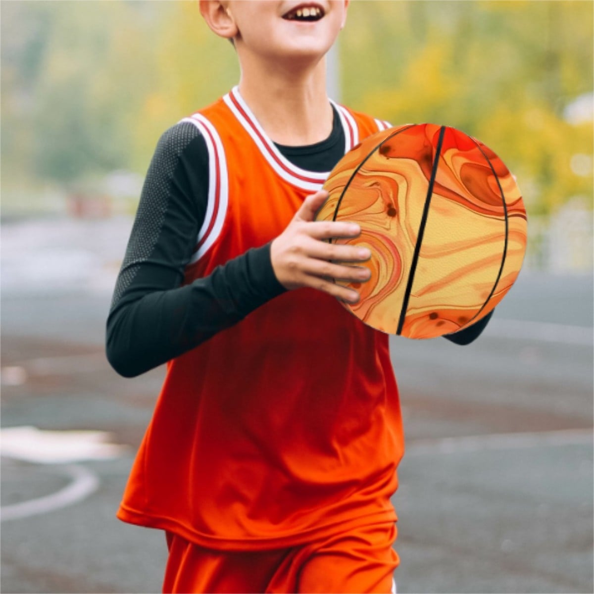 Custom Color Basketball – One-of-a-Kind Personalized Sports Ball - Estrella & The Stars