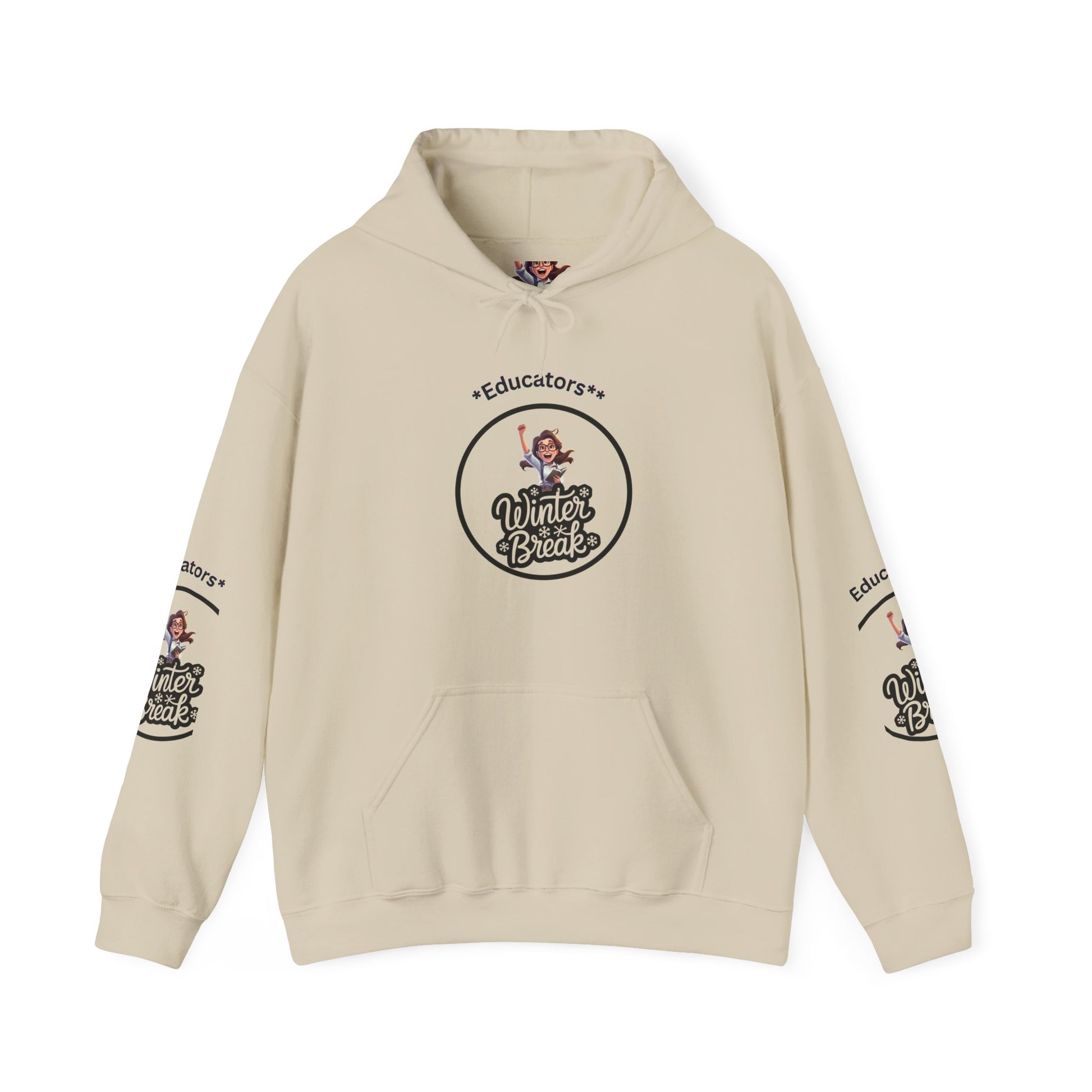 Educator's Winter Break Hoodie - Cozy Unisex Sweatshirt - Estrella & The Stars