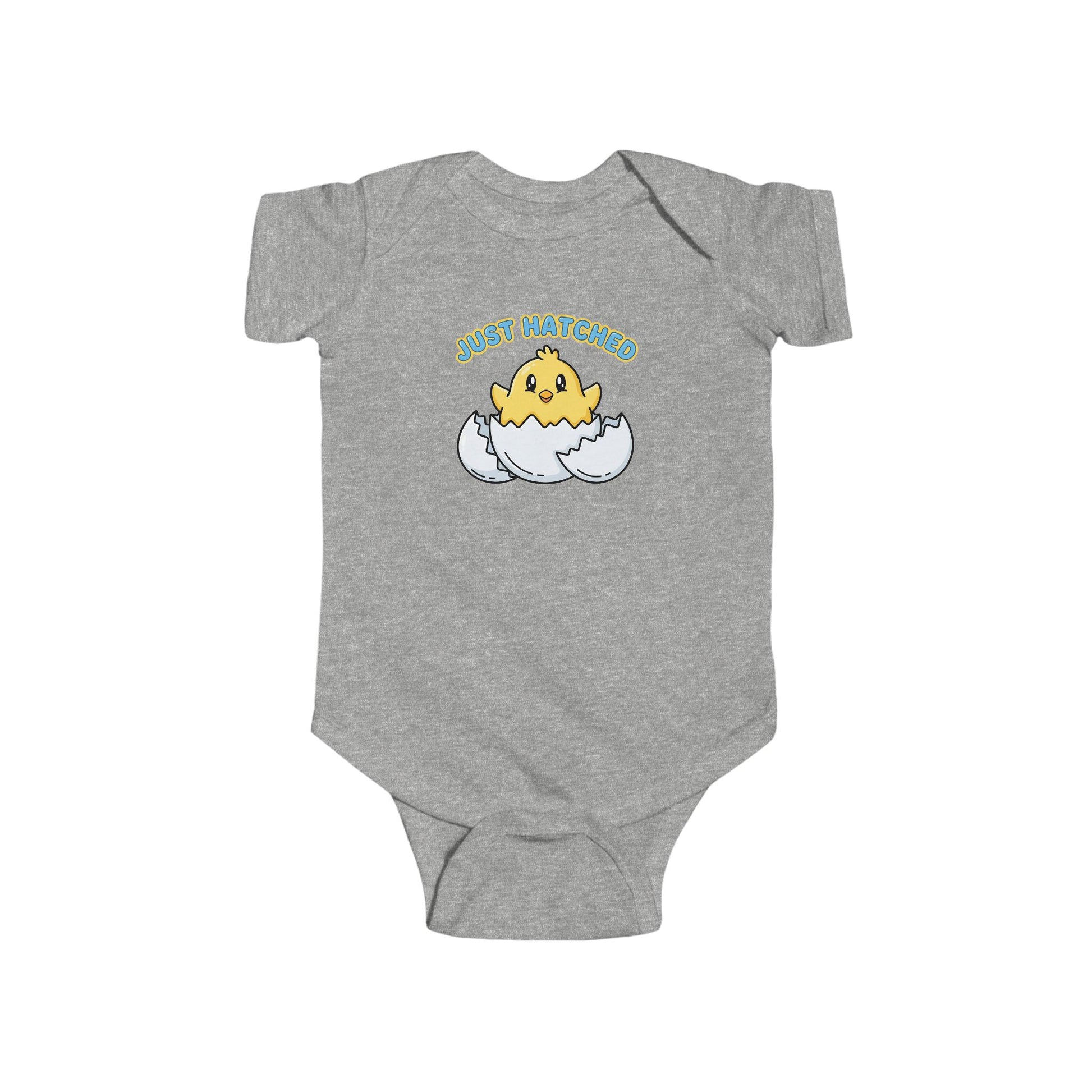 Easter Spring Baby - Infant Bodysuit - "Just Hatched" Cute Chick Baby Onesie - Estrella & The Stars