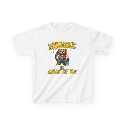Space Bear Graphic Kids Tee — 'Universe A Part of Me' Design - Estrella & The Stars