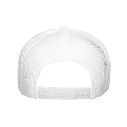 5 Panel Trucker Cap | Yupoong 6006 White - Estrella & The Stars